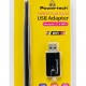POWERTECH ασύρματος USB αντάπτορας δικτύου & Bluetooth 5.3 PT-1386, 900Mbps WiFi 6