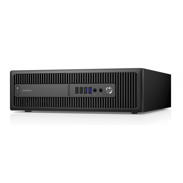 HP PC EliteDesk 800 G2 SFF, Refurbished Grade A Repainted, i5-6500, 4/128GB SSD, DVD, FreeDOS - Refurbished PC