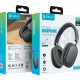 CELEBRAT headphones A39, ασύρματα & ενσύρματα, micro SD, 40mm, 400mAh, μαύρα