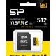 SILICON POWER κάρτα μνήμης microSDXC Inspire, 512GB, UHS-I U3 A1 V30