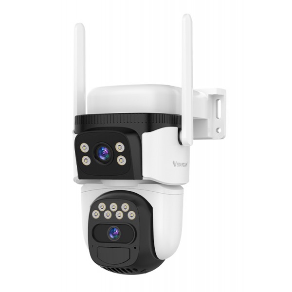VSTARCAM smart ηλιακή κάμερα CB621DR, dual lens, 3MP, WiFi, SD, PTZ, IP66
