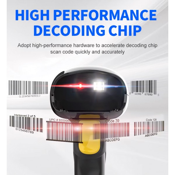 GTCODESTAR barcode scanner X-760H, 1D & 2D, ενσύρματο, μαύρο
