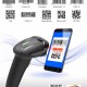 GTCODESTAR barcode scanner X-760H, 1D & 2D, ενσύρματο, μαύρο