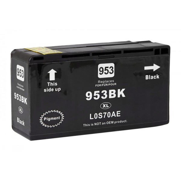 Συμβατό Inkjet για HP, 953XL, 50ml, μαύρο - ink HP