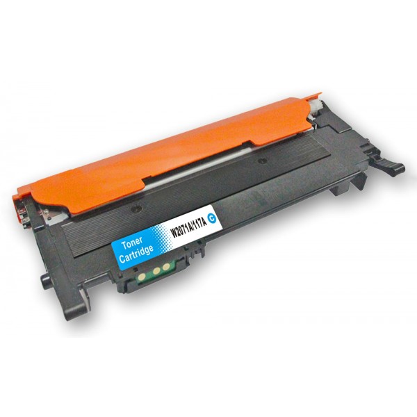 Συμβατό toner για HP, W2071A-117A, 700 σελίδες, κυανό - Tonner