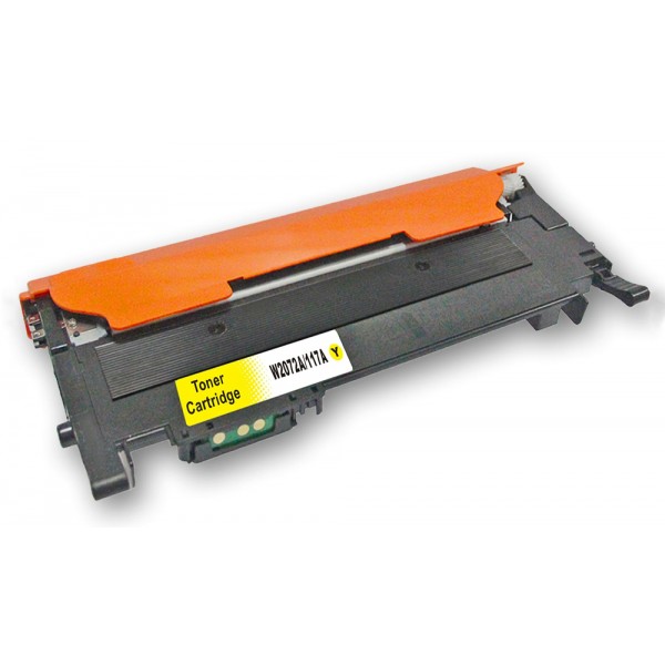 Συμβατό toner για HP, W2072A-117A, 700 σελίδες, κίτρινο - Tonner