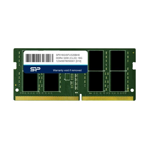 SILICON POWER industrial μνήμη DDR4 SODIMM SP016GISFU320BH0, 16GB, 3200MHz, CL22, -20~95 °C - Μνήμες RAM