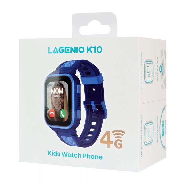 LAGENIO GPS smartwatch για παιδιά K10, 1.8", με κάμερα, 4G, IP68, ροζ