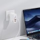 USAMS docking station US-SJ643, 8 θυρών, USB-C, 4K, 100W PD, LAN, γκρι
