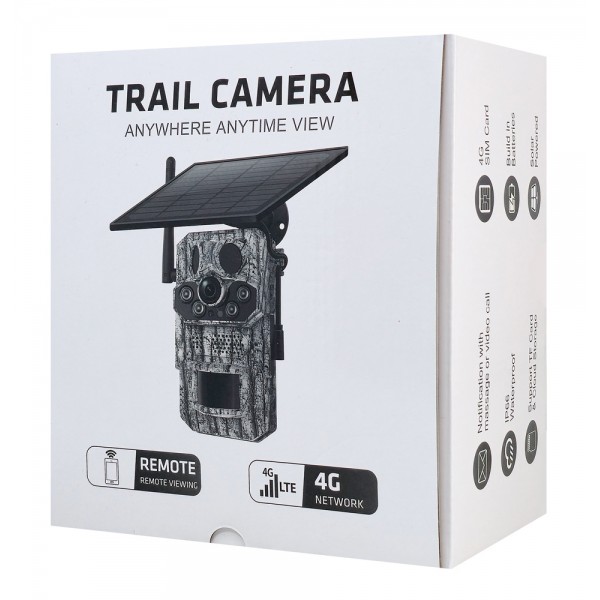 SECTEC smart ηλιακή κάμερα κυνηγού ST-HC809, 3MP, 4G, PIR, SD, IP66