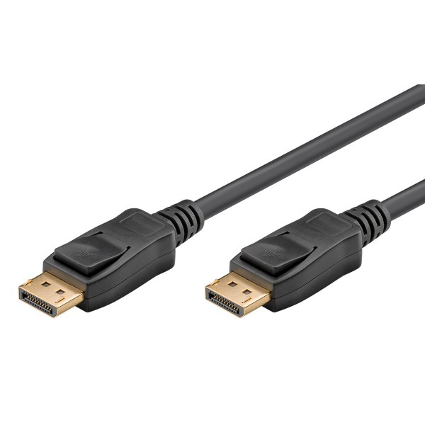 GOOBAY καλώδιο DisplayPort 74744, 8K/120Hz, 40 Gbps, 2m, μαύρο - Εικόνα
