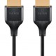 GOOBAY καλώδιο HDMI 75297 με Ethernet, slim, 8K/60Hz, 48 Gbps, 0.5m, μαύρο