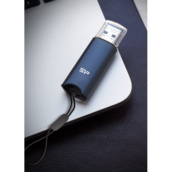 SILICON POWER USB Flash Drive Marvel M02, 256GB, USB 3.2, μπλε - USB Flash Drives