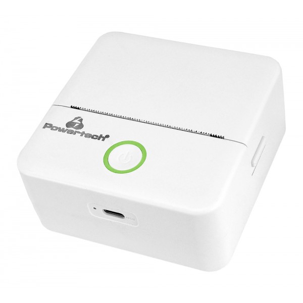 POWERTECH smart θερμικός εκτυπωτής φωτογραφιών & σχεδίων PT-1420, 200dpi, Bluetooth, λευκός - Σύγκριση Προϊόντων