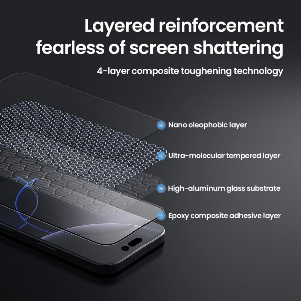 NILLKIN tempered glass 2.5D CP+ Pro για Apple iPhone 16 Pro Max