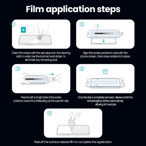 NILLKIN tempered glass Guardian 2.5D για Apple iPhone 16 Plus