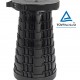 HOME USE πτυσσόμενο καρεκλάκι HUH-0230, αντοχή έως 250kg, 25.5x45cm, μαύρο