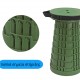 HOME USE πτυσσόμενο καρεκλάκι HUH-0232, αντοχή έως 250kg, 25.5x45cm, πράσινο