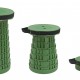 HOME USE πτυσσόμενο καρεκλάκι HUH-0232, αντοχή έως 250kg, 25.5x45cm, πράσινο
