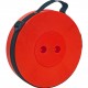 POWERTECH πτυσσόμενο καρεκλάκι HUH-0233, αντοχή έως 250kg, 25.5x45cm, κόκκινο