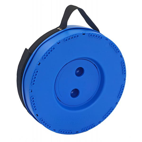 POWERTECH πτυσσόμενο καρεκλάκι HUH-0234, αντοχή έως 250kg, 25.5x45cm, μπλε