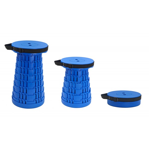 POWERTECH πτυσσόμενο καρεκλάκι HUH-0234, αντοχή έως 250kg, 25.5x45cm, μπλε - Είδη Παραλίας