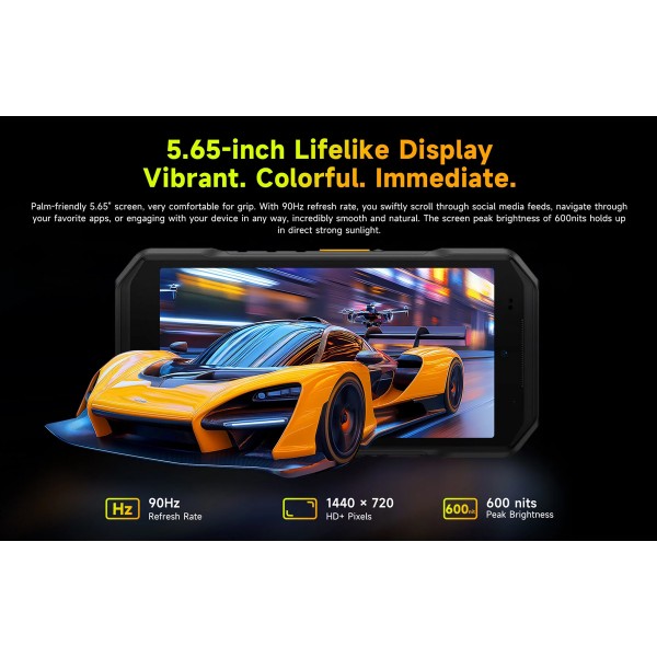 ULEFONE smartphone Armor X32, 5.65", 6/128GB, 5500mAh, IP68/IP69K, μαύρο