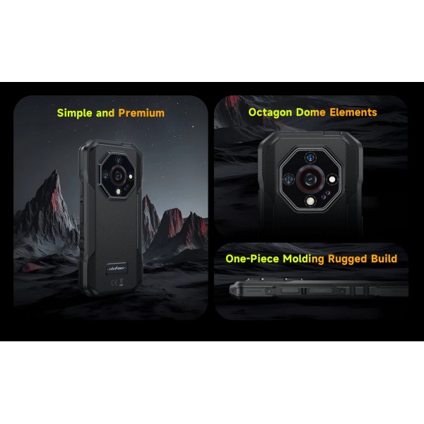 ULEFONE smartphone Armor X32, 5.65", 6/128GB, 5500mAh, IP68/IP69K, μαύρο