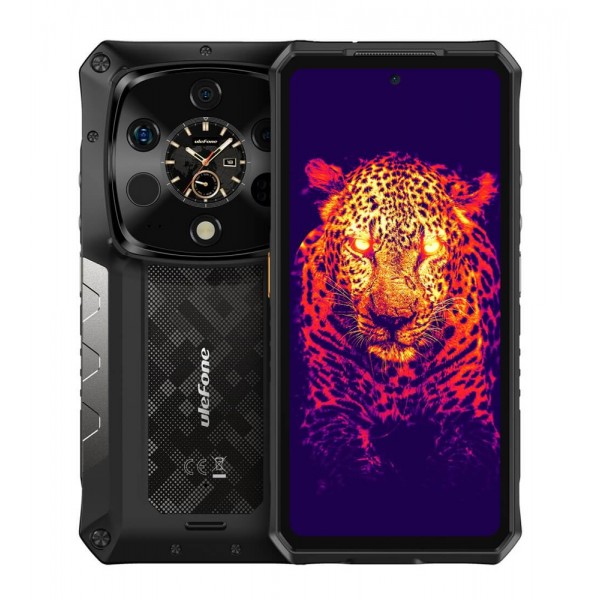 ULEFONE smartphone Armor 28 Ultra Thermal, 6.67" & 1.04, 16/1TB, 5G, 10600mAh, IP68/IP69K, μαύρο - Smartphones