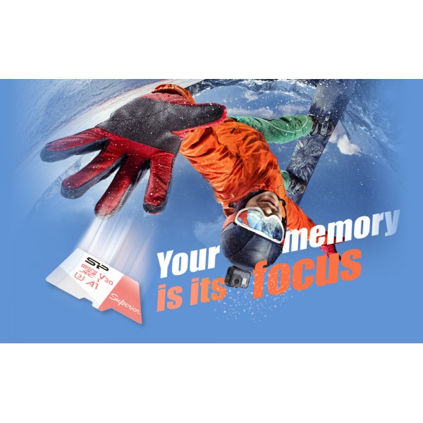 SILICON POWER κάρτα μνήμης microSDXC Superior, 128GB, C10 UHS-I U3 A1 V30 - Κάρτες Μνήμης