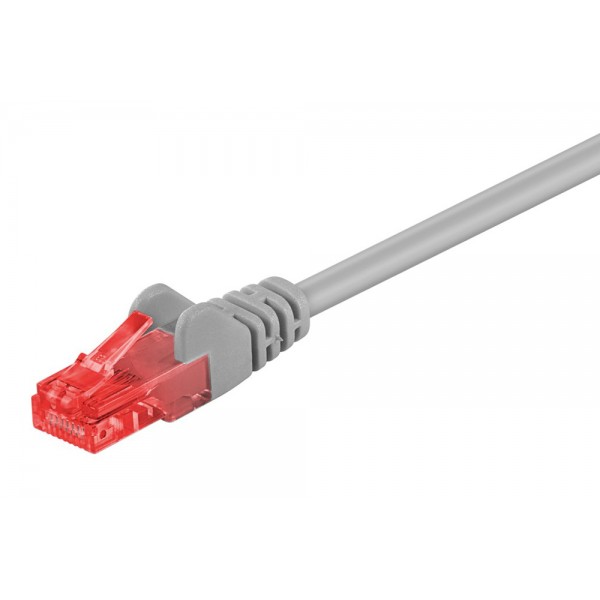 GOOBAY καλώδιο δικτύου 68414, CAT 6 U/UTP, CCA, 250MHz, 30m, γκρι - Δίκτυο