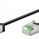 GOOBAY καλώδιο δικτύου 74350, CAT 8.1 U/FTP, slim, copper, 2000MHz, 0.15m, μαύρο
