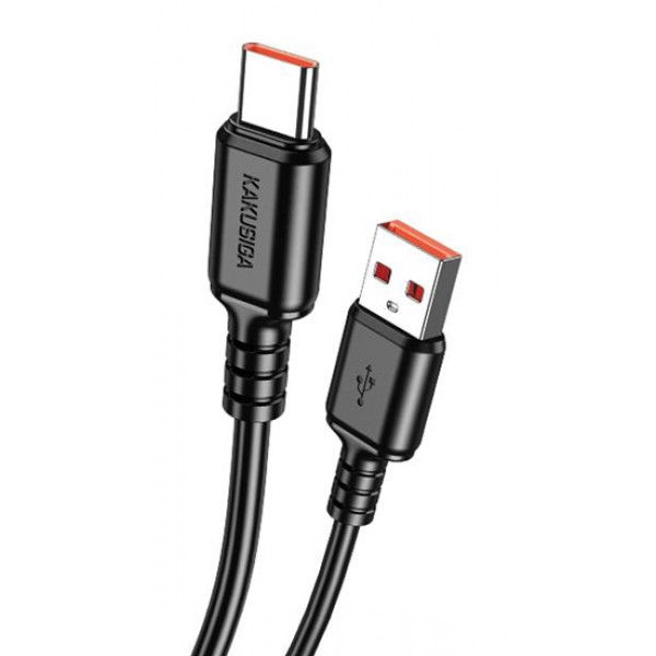 KAKUSIGA καλώδιο USB-C σε USB KSC-982, 3A, 480Mbps, 1m, μαύρο - USB-C (Type-C)