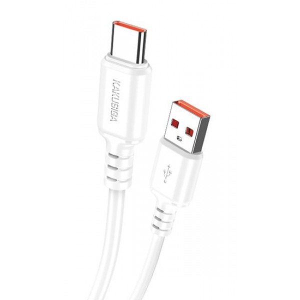KAKUSIGA καλώδιο USB-C σε USB KSC-982, 3A, 480Mbps, 1m, λευκό - USB-C (Type-C)