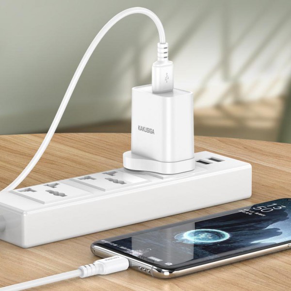 KAKUSIGA καλώδιο USB-C σε USB-C KSC-982, 60W, 480Mbps, 1m, μαύρο - USB-C (Type-C)