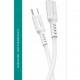 KAKUSIGA καλώδιο USB-C σε USB-C KSC-984, σιλικόνης, 60W, 480Mbps, 1m, λευκό