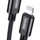 KAKUSIGA καλώδιο Lightning σε USB-C KSC-970, 27W, 480Mbps, 1m, μαύρο