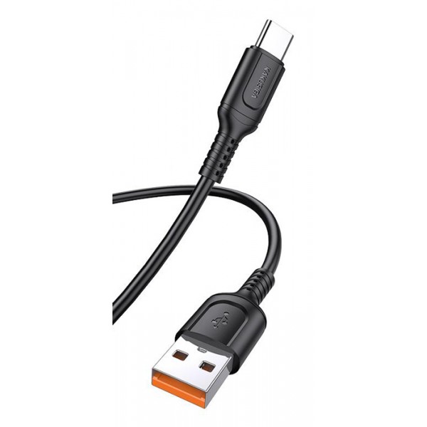 KAKUSIGA καλώδιο USB-C σε USB KSC-805, 3A, 480Mbps, 1m, μαύρο - USB-C (Type-C)
