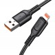 KAKUSIGA καλώδιο Lightning σε USB KSC-805, 2.4A, 480Mbps, 1m, μαύρο