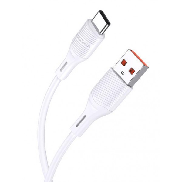 KAKUSIGA καλώδιο USB-C σε USB KSC-953, σιλικόνης, 3A, 480Mbps, 1m, λευκό - USB-C (Type-C)