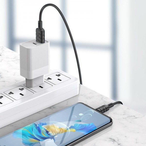KAKUSIGA καλώδιο USB-C σε USB KSC-710, 3A, 480Mbps, 1.2m, μαύρο - USB-C (Type-C)
