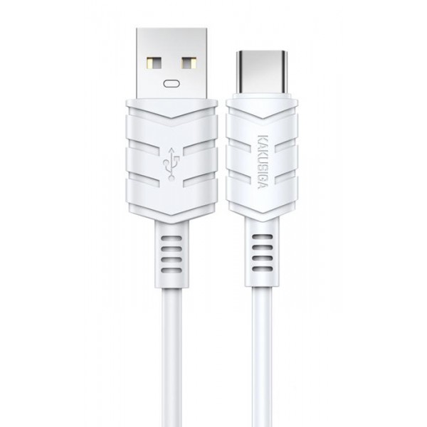 KAKUSIGA καλώδιο USB-C σε USB KSC-710, 3A, 480Mbps, 1.2m, λευκό - USB-C (Type-C)