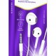 KAKUSIGA earphones με μικρόφωνο KSC-1301, 3.5mm σύνδεση, 14mm, 1.1m, λευκά