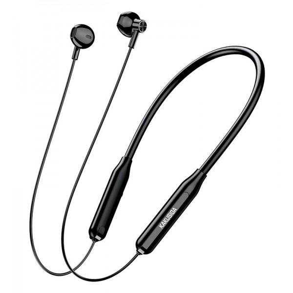 KAKUSIGA earphones KSC-1472 με μαγνήτη, Bluetooth, 10mm, 130mAh, μαύρα - Ακουστικά - Bluetooth