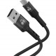 POWERTECH καλώδιο USB-C σε USB PTR-0161, σιλικόνης, 60W, 480Mbps, 1m, μαύρο