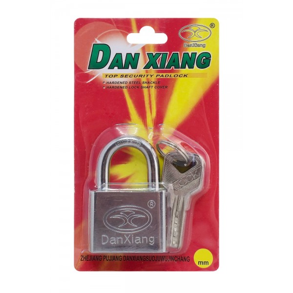 DAN XIANG λουκέτο πέταλο με κλειδί ασφαλείας CTL-0035, 60mm, μεταλλικό