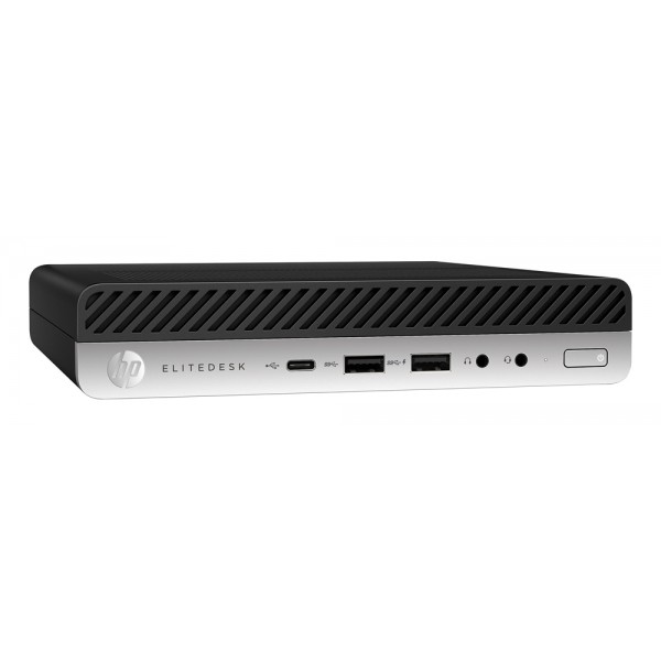 HP PC EliteDesk 800 G4 Micro, Refurbished Grade A Repainted, i5-8500T, 8/256GB M.2, FreeDOS - Refurbished PC
