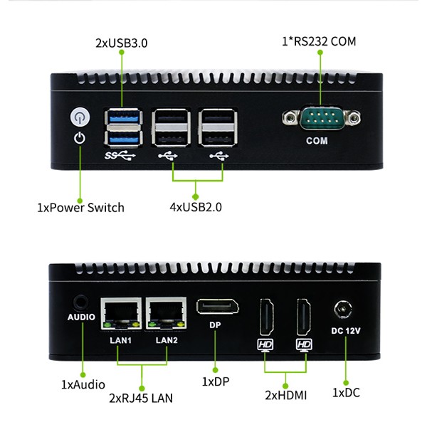 POWERTECH VPN/Firewall mini PC N5 Plus, 8GB/128GB M.2 Kingston, AMI UEFI POWERTECH VPN/Firewall mini PC N5 Plus, 8GB/128GB M.2 Kingston, AMI UEFI