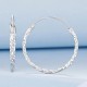 BAMOER σκουλαρίκια κρίκοι BSE1178-L, ασήμι 925, 2.6cm, ασημί
