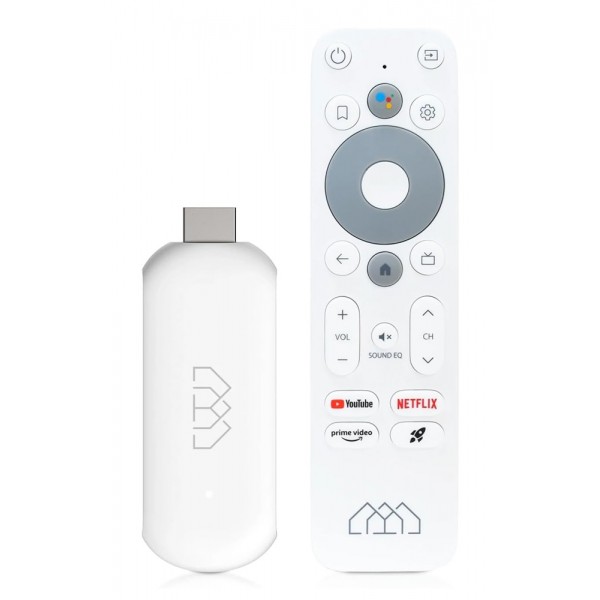 HOMATICS TV Stick HD, 1080p, 1/32GB, WiFi, Google/Netflix πιστοποίηση, Android 11 - TV Box